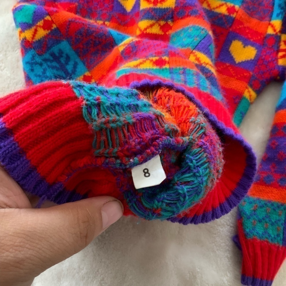 VINTAGE Handmade Sweater - Picture 4 of 6